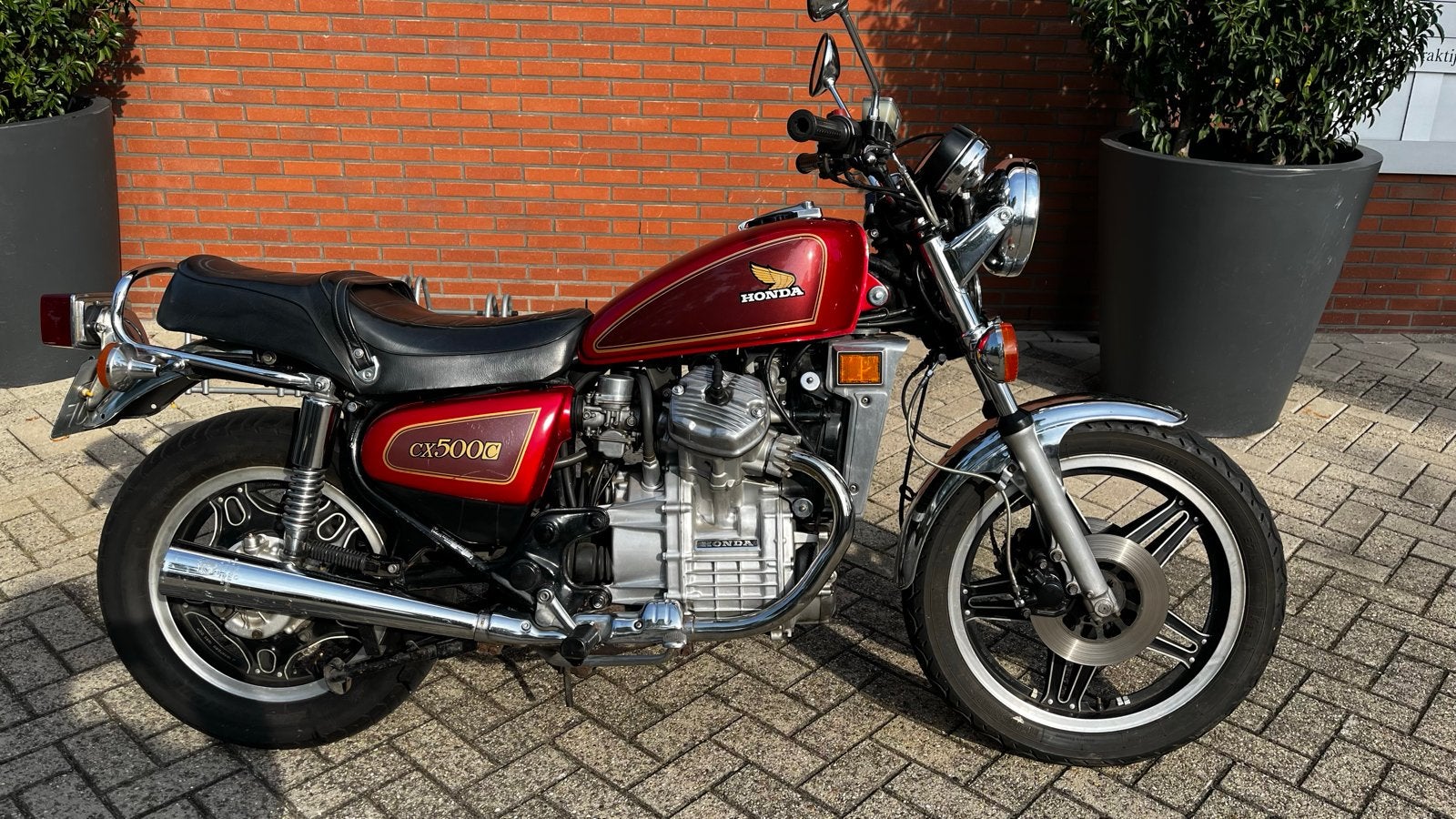 Honda CX 500C uit 1981 - Mooie staat., Motoren, Cardan-aandrijving, 2 cilinders, Gebruikt, Particulier