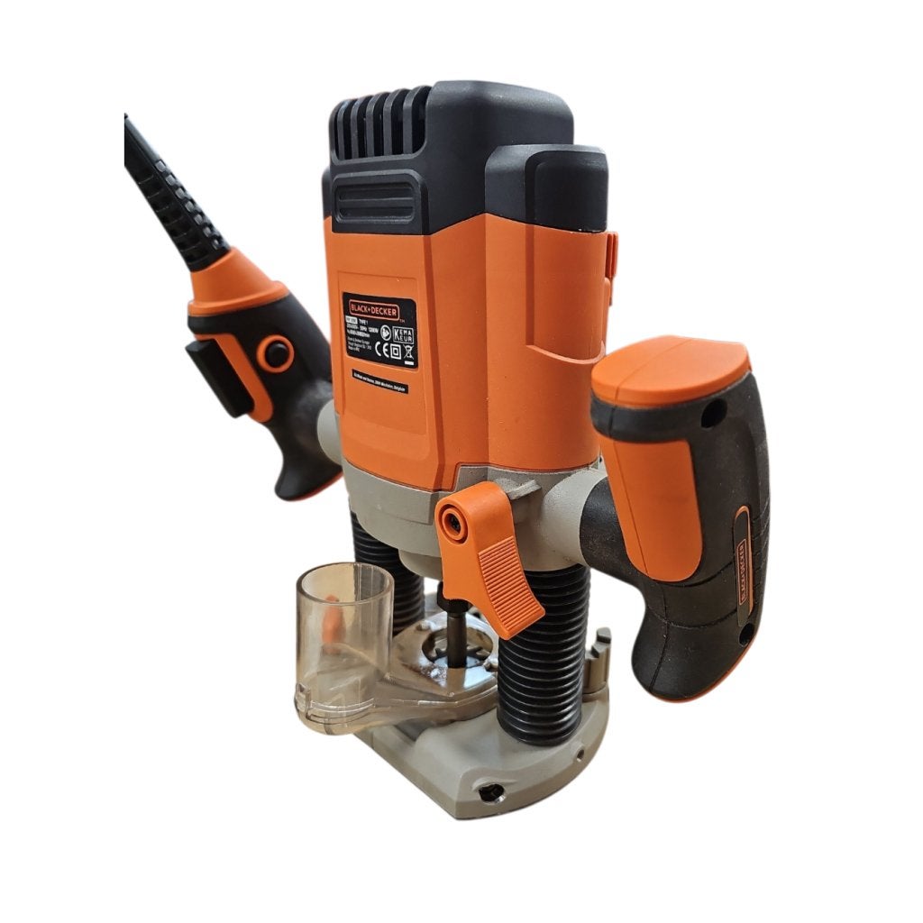 Black + Decker KW1200E Bovenfrees | Nette Staat, Black en Decker, Gebruikt, Support@blackendecker.com, 701 E. Joppa Road
Towson, MD 21286
USA