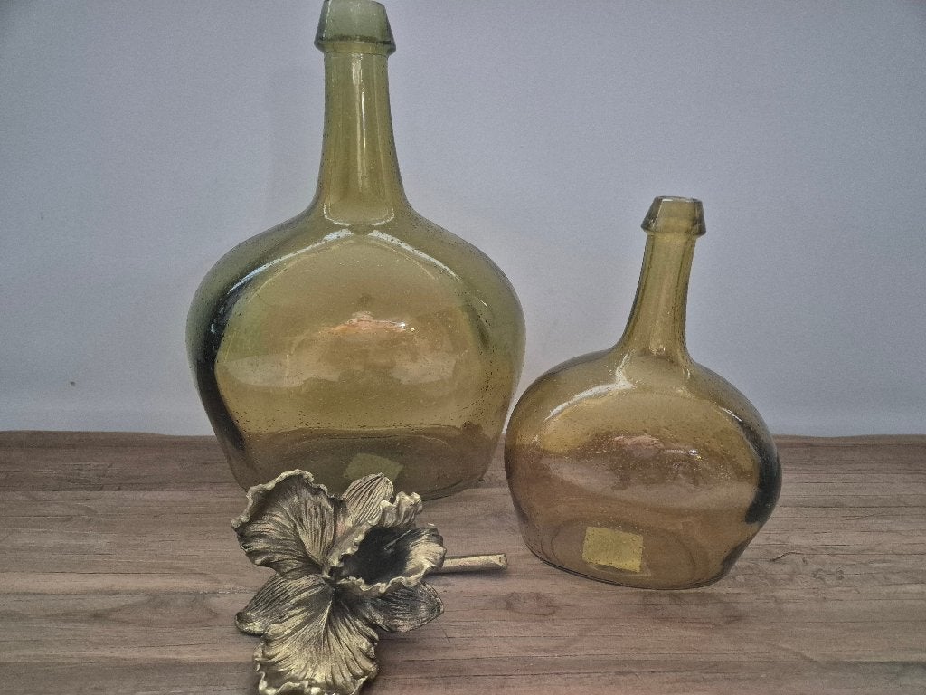 Vaas / fles geel 40 cm, *, *, Nieuw, Ophalen of Verzenden