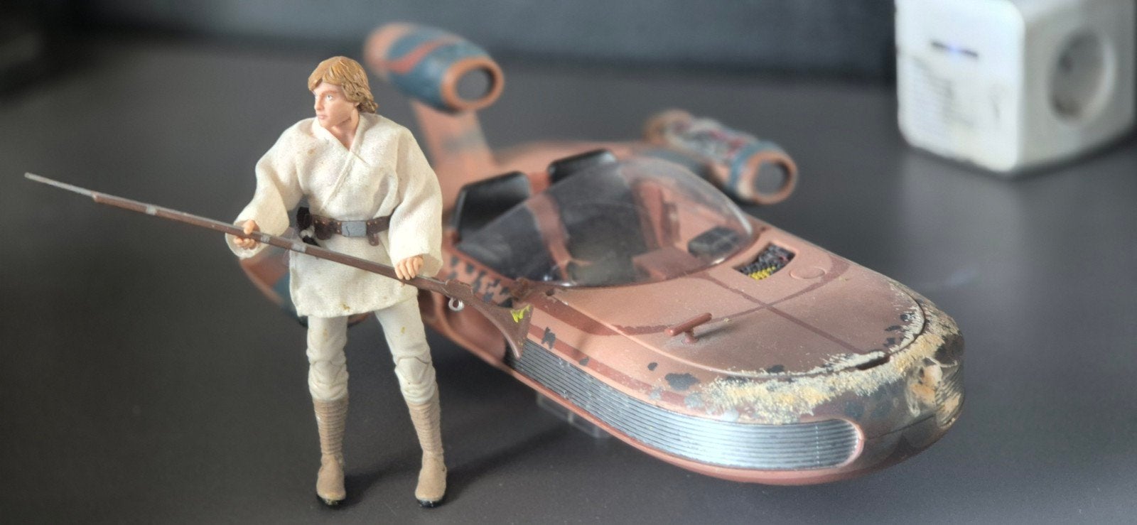 black series landspeeder, Ophalen of Verzenden, Zo goed als nieuw, Actiefiguurtje