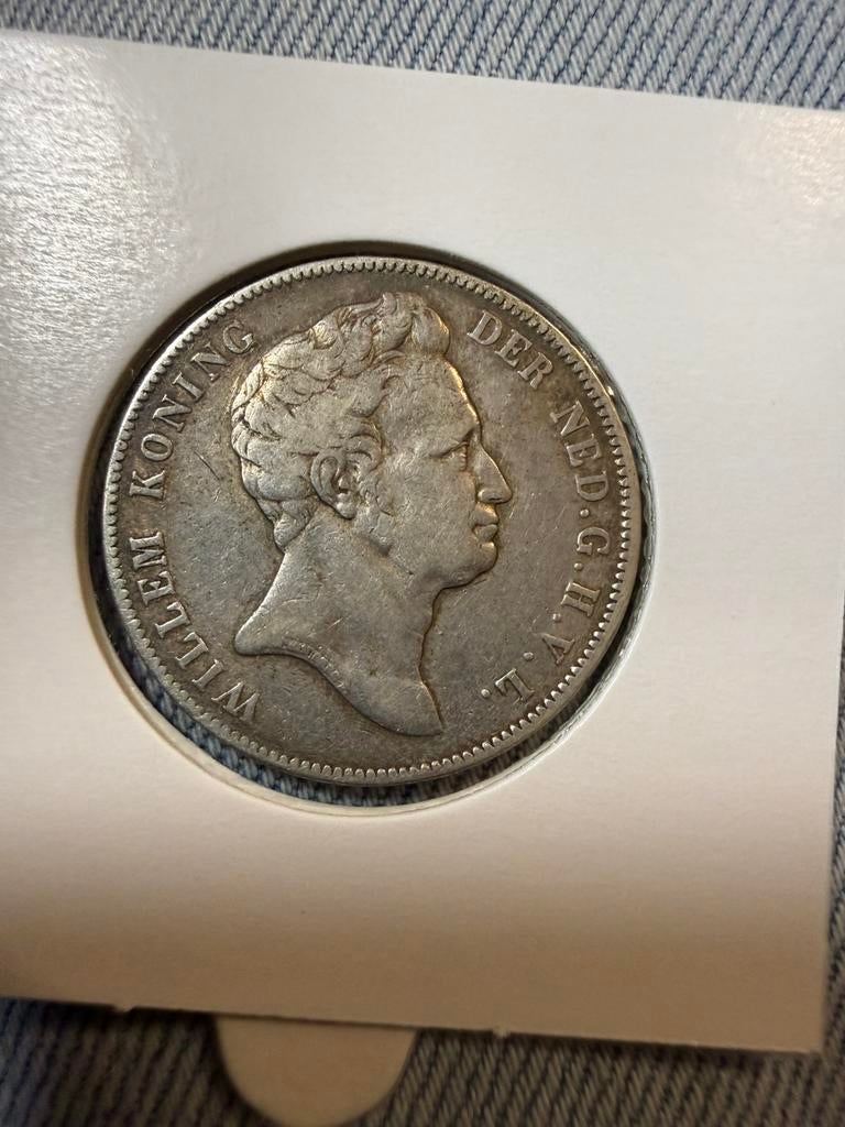 Gulden 1840 Willem I, Postzegels en Munten, Ophalen of Verzenden, Koning Willem I, 1 gulden