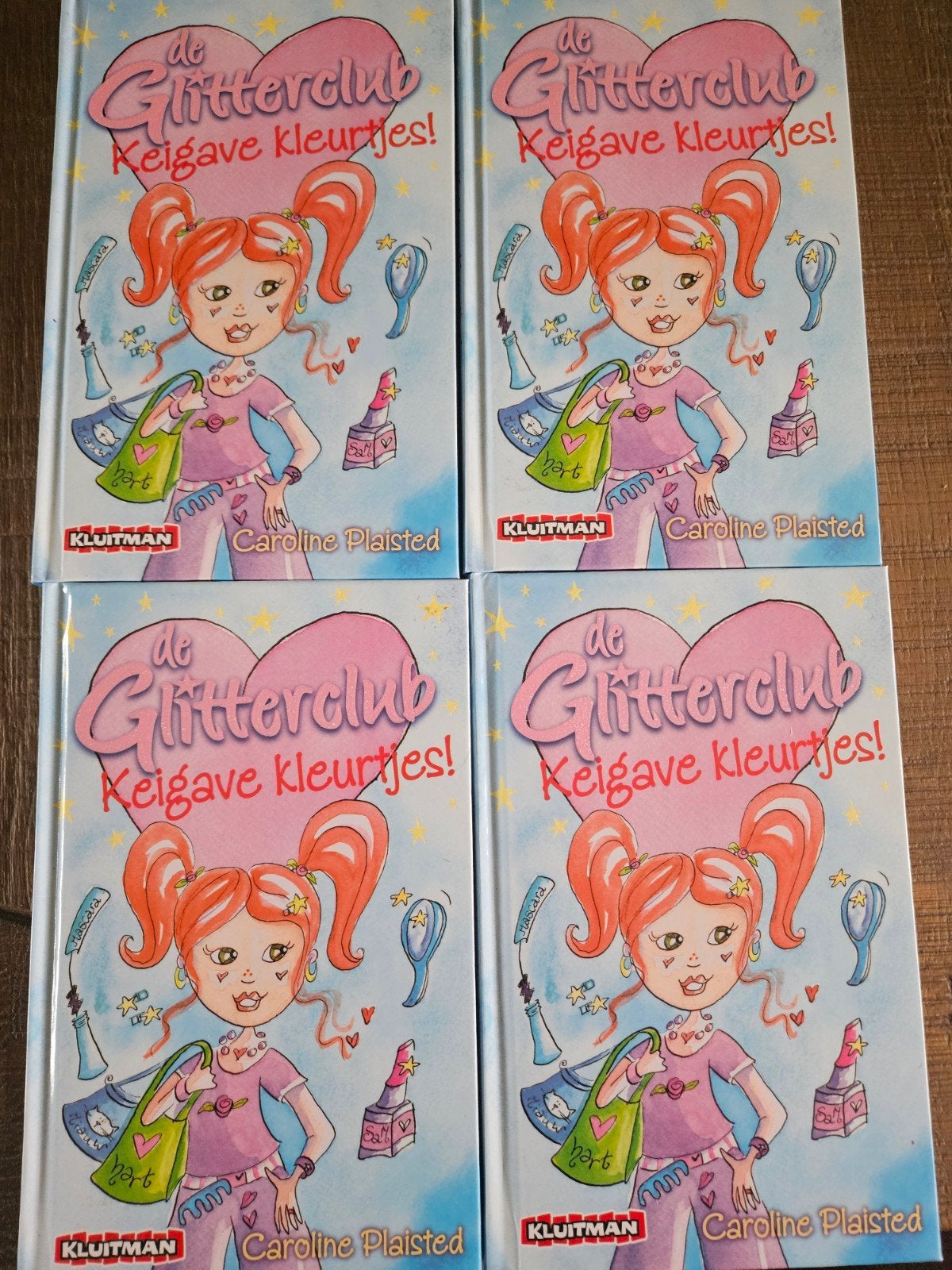 4 Nieuwe meisjesboeken - De Glitterclub: Keigave Kleurtjes!, Boeken, Ophalen of Verzenden, Nieuw, Caroline Plaisted