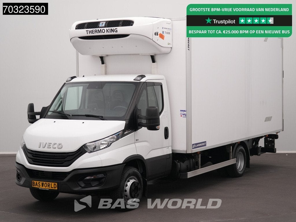 Iveco Daily 72C21 3.0L Automaat Laadklep Koelwagen 210PK Dub, Automaat, Stof, Gebruikt, Euro 6