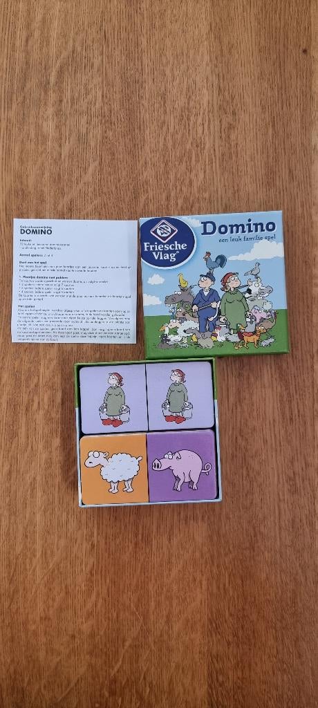 Friesche Vlag Domino familie spel, Ophalen of Verzenden, Zo goed als nieuw