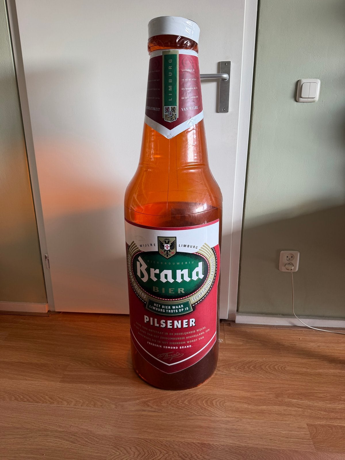 Mega Brand Pilsener Opblaasbare Bierfles 115 cm, Ophalen of Verzenden, Gebruikt, Overige typen