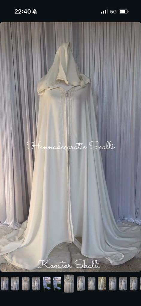 Traditionele crepe selham, Kleding | Dames, Ophalen of Verzenden, Zo goed als nieuw, Accessoires