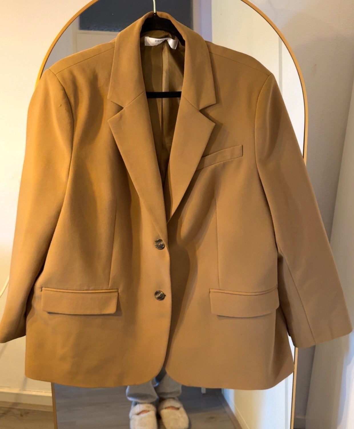Primark Blazer Mosterdgeel Maat L, Kleding | Dames, Geel, Maat 42/44 (L), Ophalen of Verzenden, Jasje