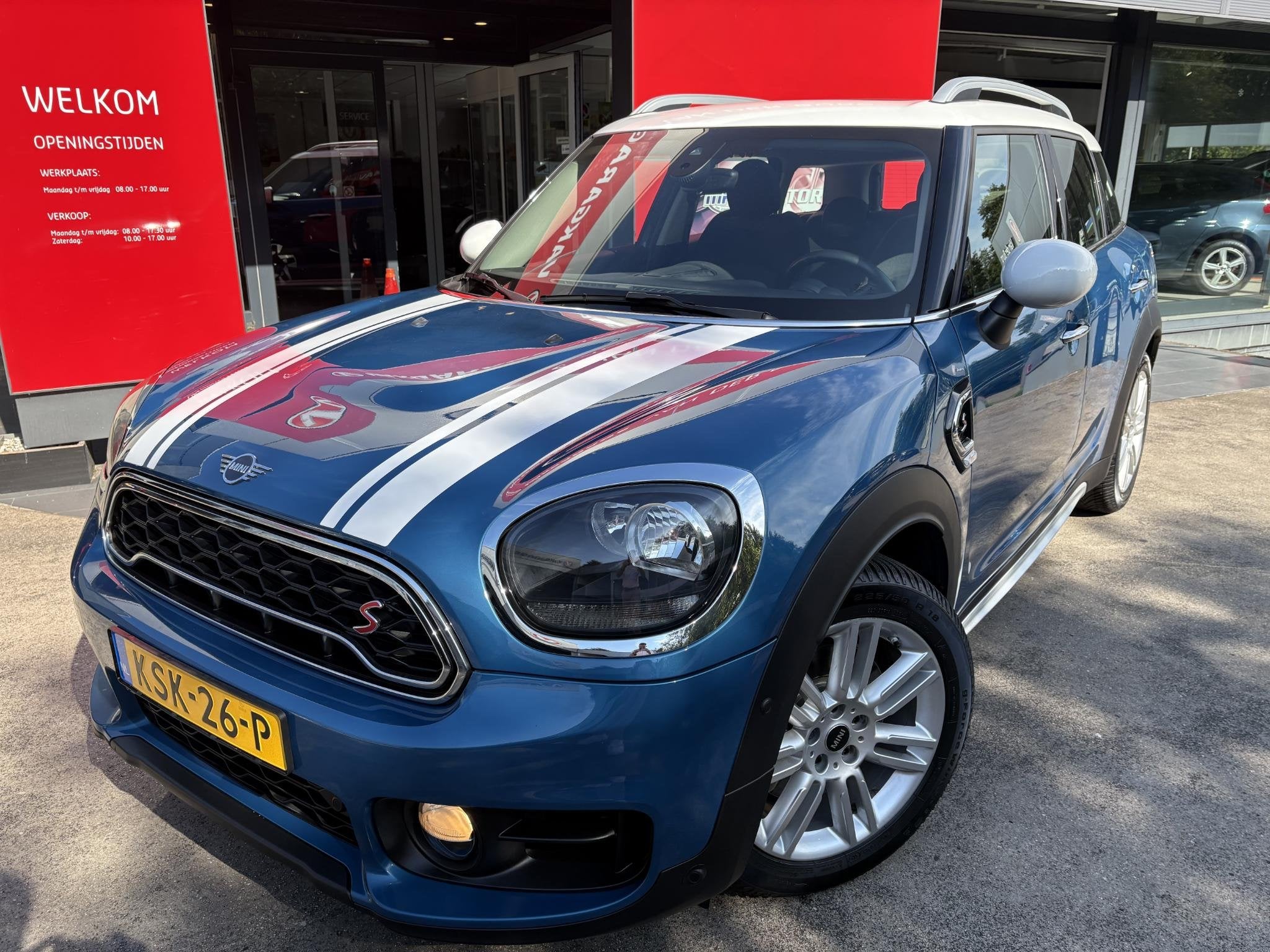 MINI Countryman 2.0 Cooper S Night Jack Edition Pano, Auto's, Stof, Blauw, Bedrijf, SUV of Terreinwagen