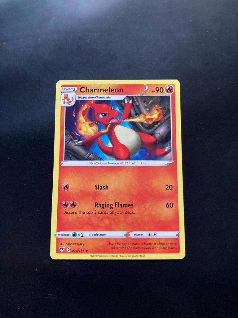 Pokemon kaart Charmeleon, Hobby en Vrije tijd, Verzamelkaartspellen | Pokémon, Ophalen of Verzenden
