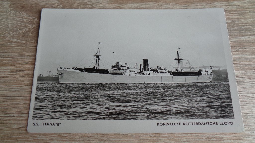 s.s Ternate, Verzenden, Gebruikt, Motorboot, Kaart, Foto of Prent