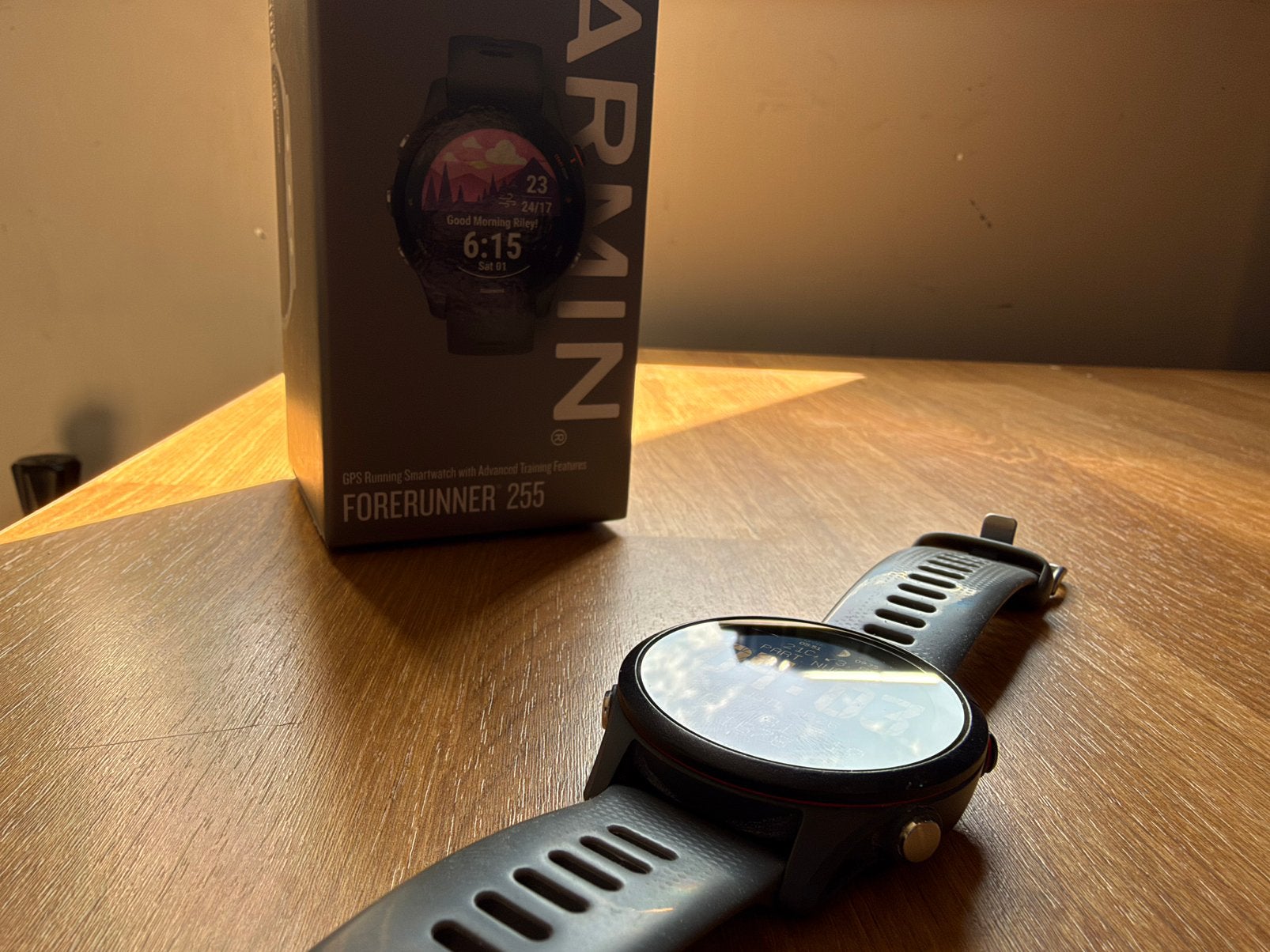 Garmin Forerunner 255 - 46mm - Very Good condition, Zwart, Ophalen of Verzenden, Zo goed als nieuw, Waterdicht