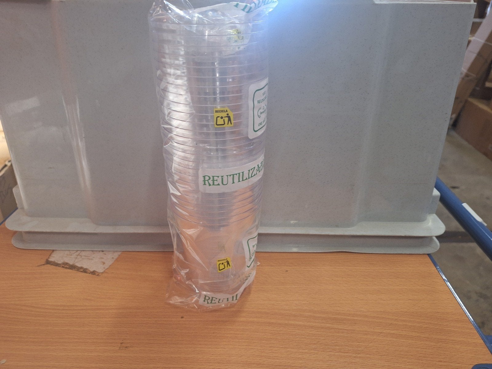 Nieuwe herbruikbare plastic bekers - 20 stuks, Overige typen, Kunststof, Onbekend, Nieuw