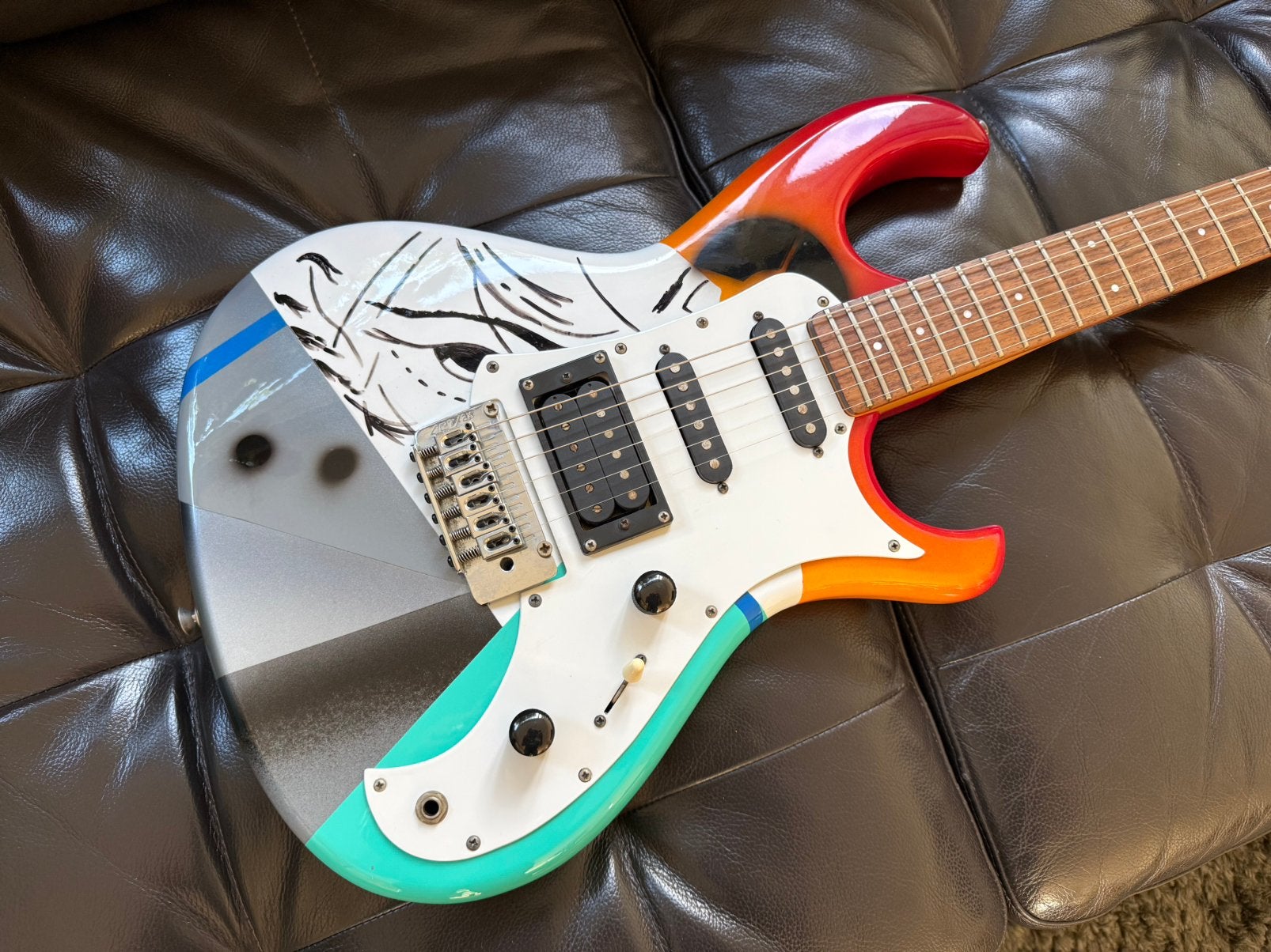 Aria Pro II Eric Clapton Crash 1, Ophalen, Gebruikt, Solid body, Overige merken