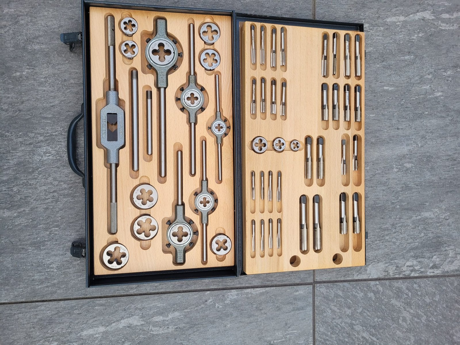 Draadtap set 1460Z/2 Belzer (Bahco), Doe-het-zelf en Verbouw, Gereedschap | Handgereedschap, Ophalen of Verzenden, Nieuw