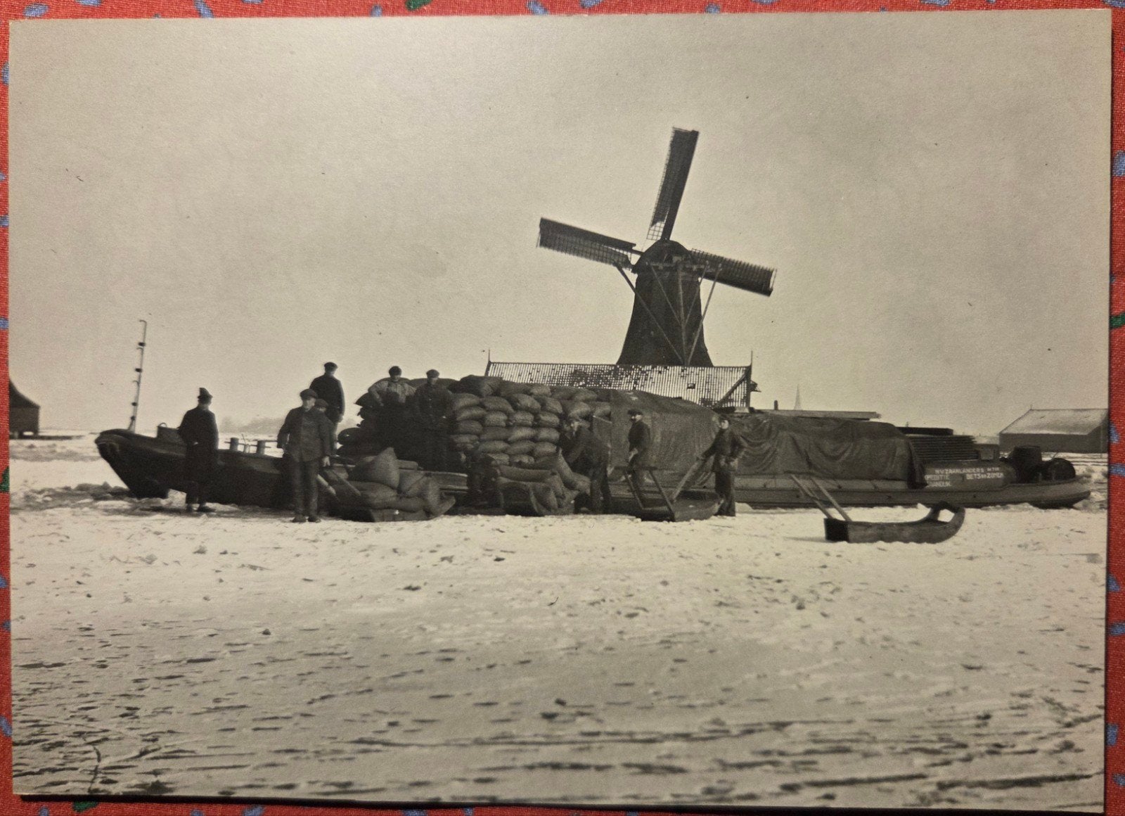 Zaandam molen de Ooijevaar foto, Ophalen of Verzenden, Voor 1940, Zo goed als nieuw