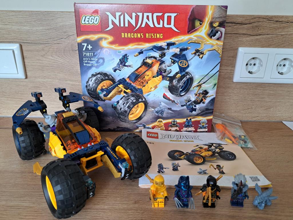 Lego 71811 Ninjago Arin's Ninja OffRoad Buggy Car (compleet), Lego, Ophalen of Verzenden, Zo goed als nieuw, Compleet