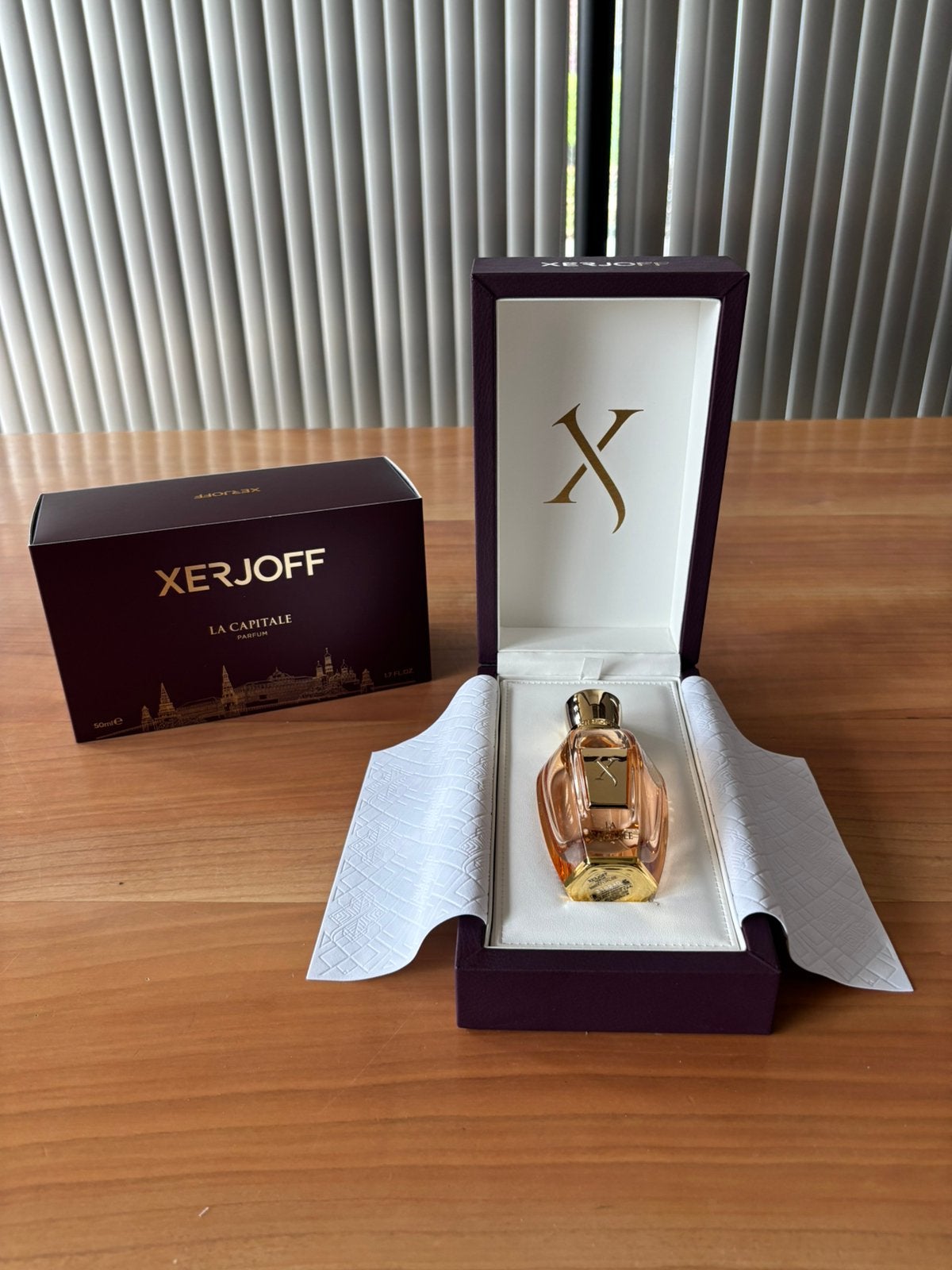 Xerjoff La Capitale leeg parfumflesje, Sieraden, Tassen en Uiterlijk, Verzenden, Gebruikt