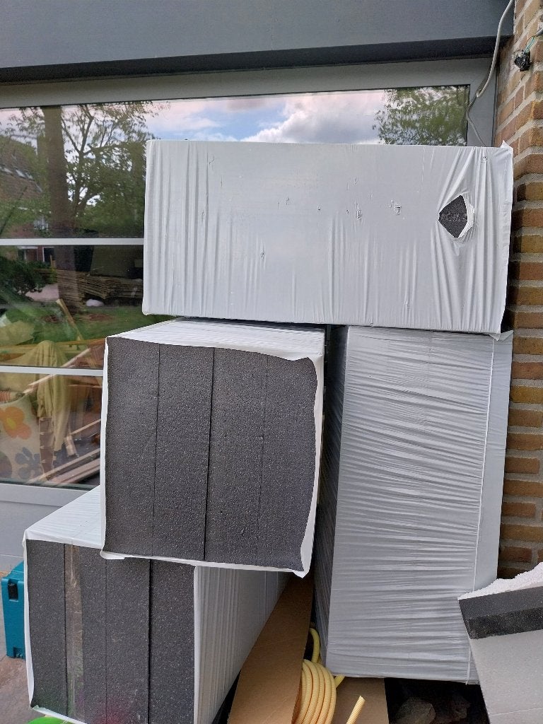 Buitengevel isolatie polystyreen (1000x500x120), Ophalen, Overige materialen, 12 cm of meer, Nieuw