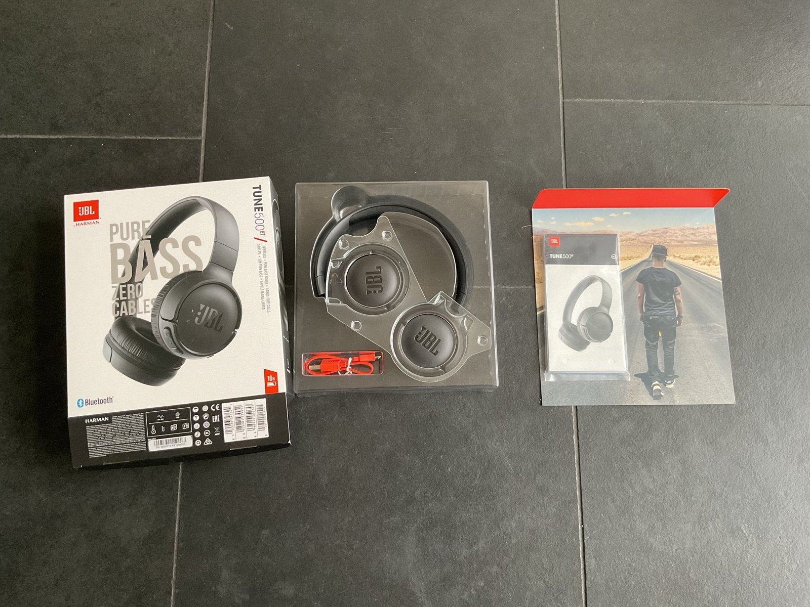 JBL Tune 500BT Draadloze On-ear Koptelefoon Zwart, JBL, Bluetooth, Nieuw, On-ear