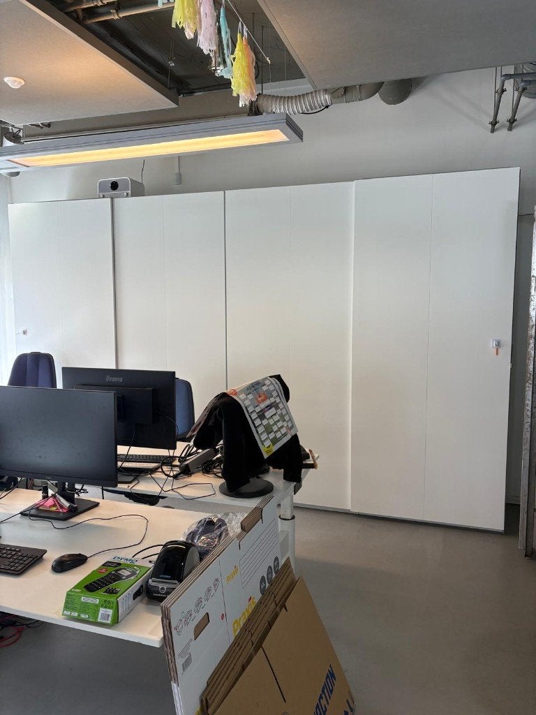 Pax kast met schuifdeur, Ophalen, Met plank(en), Gebruikt, 200 cm of meer