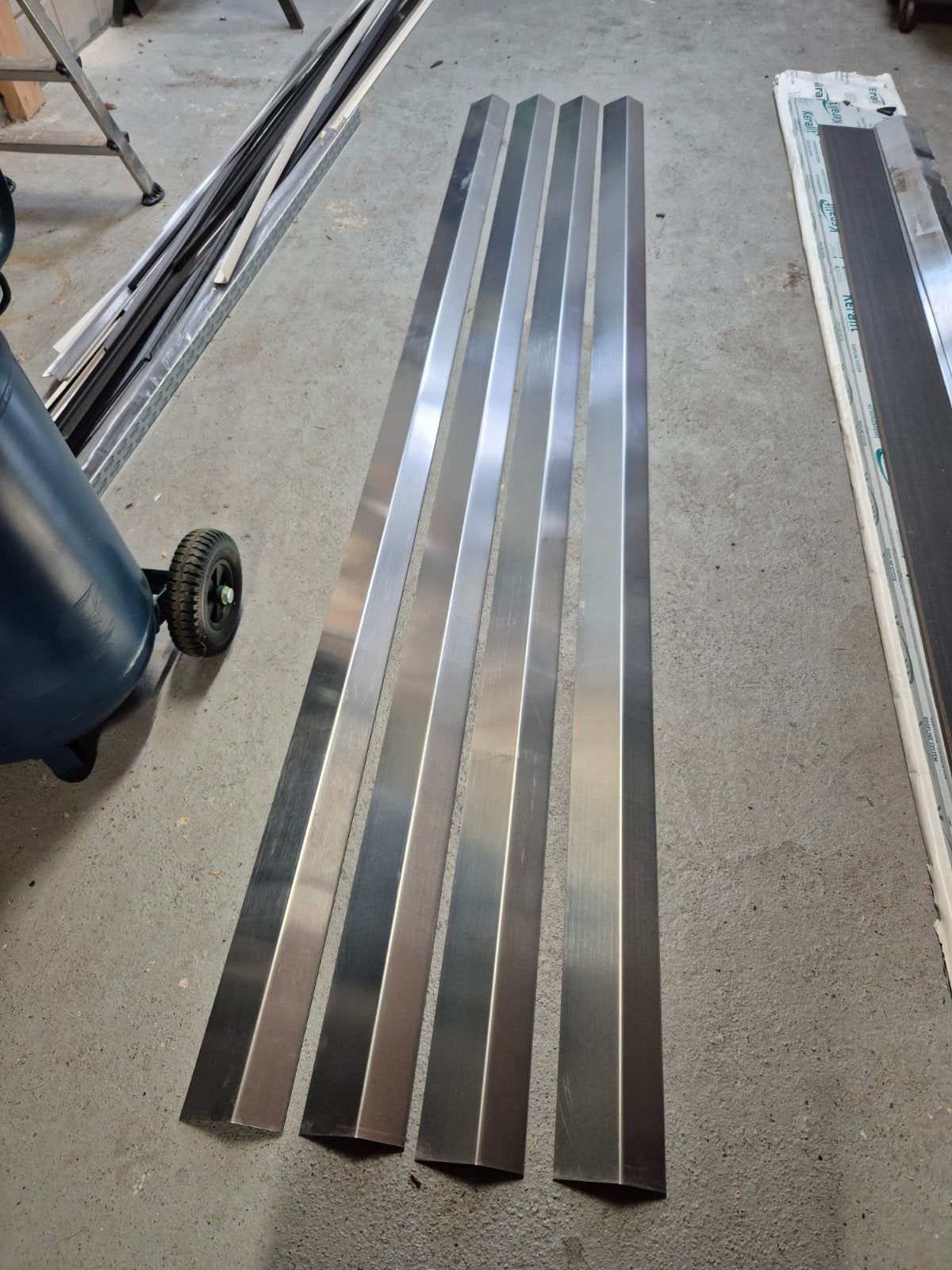 zinken dakrand profiel, Ophalen, Nieuw, Overige metalen