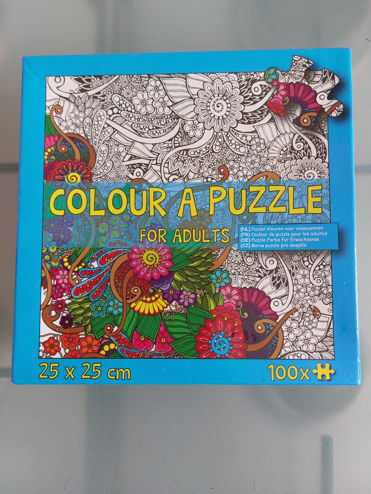 Colour A Puzzle voor volwassenen - 100 stukjes, Ophalen of Verzenden, Minder dan 500 stukjes, Nieuw, Legpuzzel