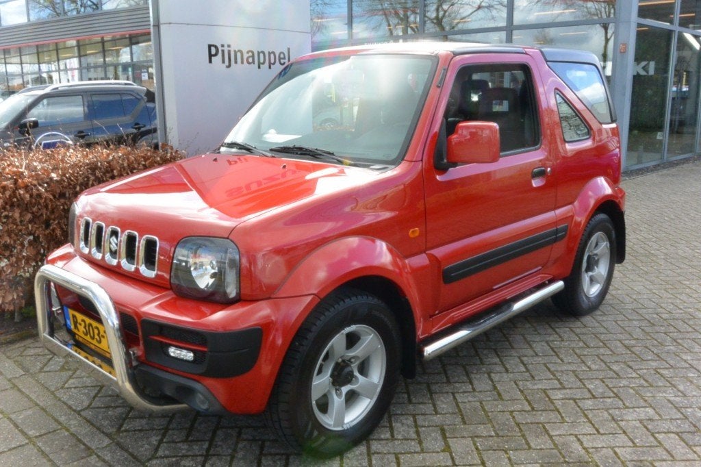 Suzuki JIMNY 1.3 Cabrio 4x4 Airco/Hardtop/Leder/Side-bars/Pu, Auto's, 86 pk, 4 stoelen, 14 km/l, Bedrijf