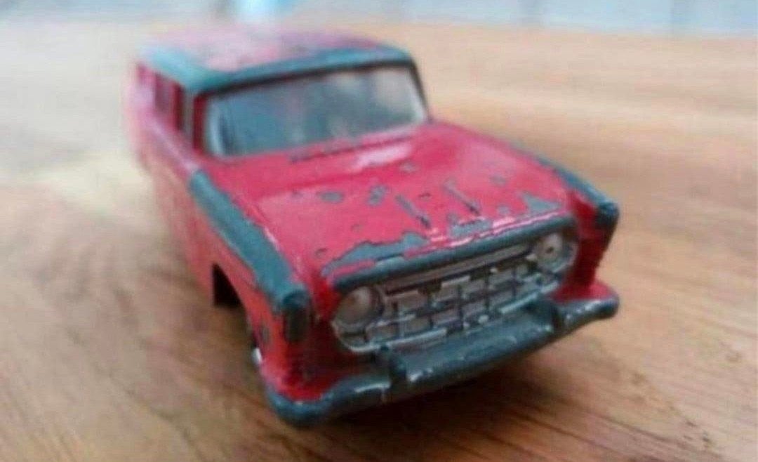 Dinky Toys 257 Nash Rambler Fire Chief – Made in England, Ophalen of Verzenden, Gebruikt, Auto, Dinky Toys