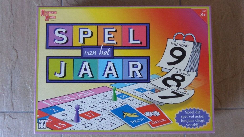 SPEL VAN HET JAAR: ALLE DAGEN VAN HET JAAR University games, Een of twee spelers, Ophalen of Verzenden, Zo goed als nieuw, University Games