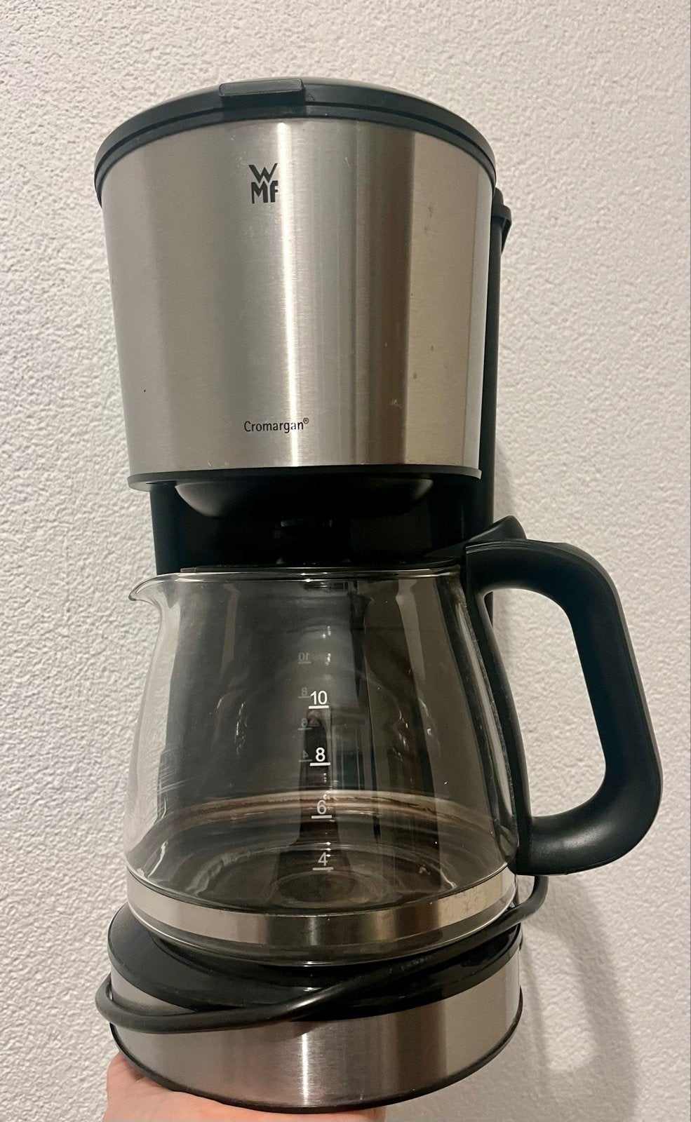 WMF Cromargan Koffiezetapparaat - Zo goed als nieuw, 10 kopjes of meer, Koffiemachine, Gemalen koffie, Ophalen of Verzenden