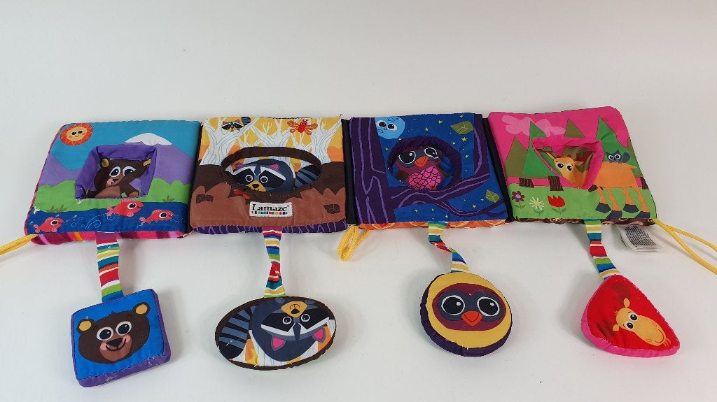 Lamaze Boxhanger, boek, vouwboek, dieren. 6B9, Tweedehands verkoop, Tweedehands verkoop, Gebruikt, Overige typen