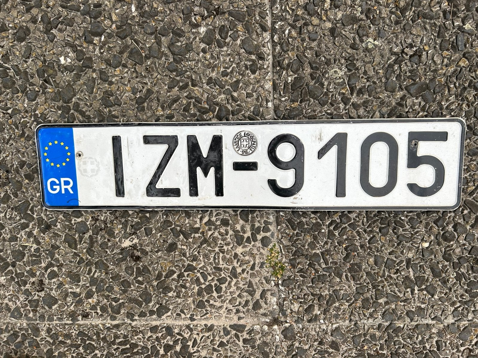 Nummerplaat Griekenland, Ophalen of Verzenden, Zo goed als nieuw