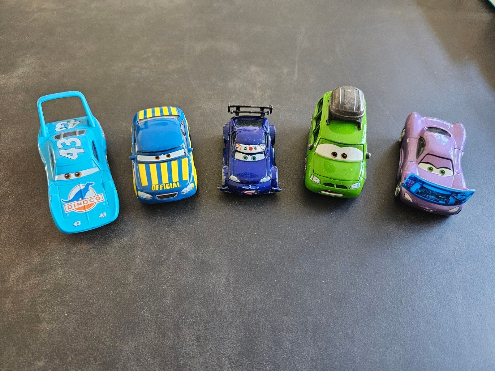 Disney Pixar Cars Autootjes - Set van 5 stuks, Kinderen en Baby's, Speelgoed | Speelgoedvoertuigen, Gebruikt, Ophalen of Verzenden