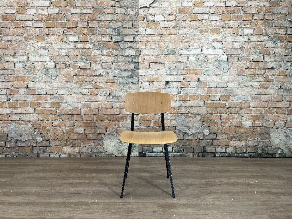 HAY Result Stoel – eiken | Friso Kramer & Wim Rietveld, Huis en Inrichting, Ophalen, Kunststof, Zwart, Design