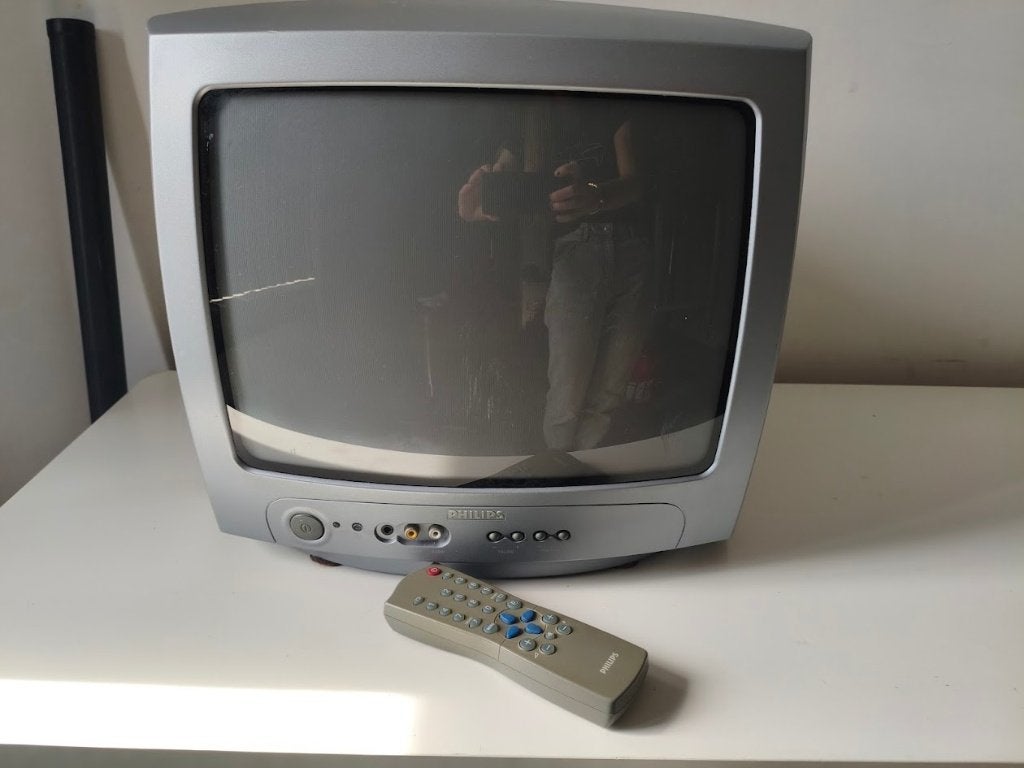 Philips 14PT1365/00 CRT beeldbuis televisie, Ophalen, Gebruikt, Minder dan 40 cm, Philips