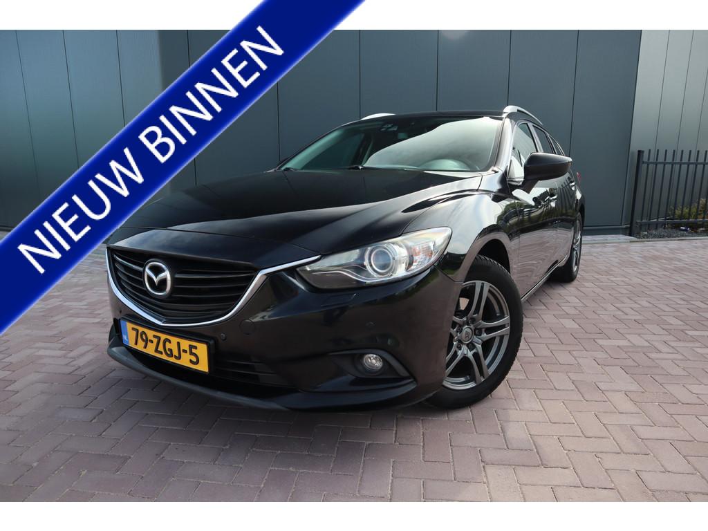 Mazda 6 Sportbreak 2.0 TS+ Lease Pack Nieuw Model Navigatie, Auto's, Mazda, Bedrijf, Te koop, 6 sportbreak, ABS, Airbags, Airconditioning