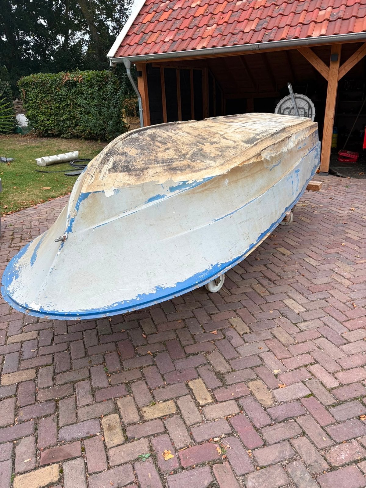 Opknap speedbootje 4.7m, Watersport en Boten, Ophalen, Gebruikt