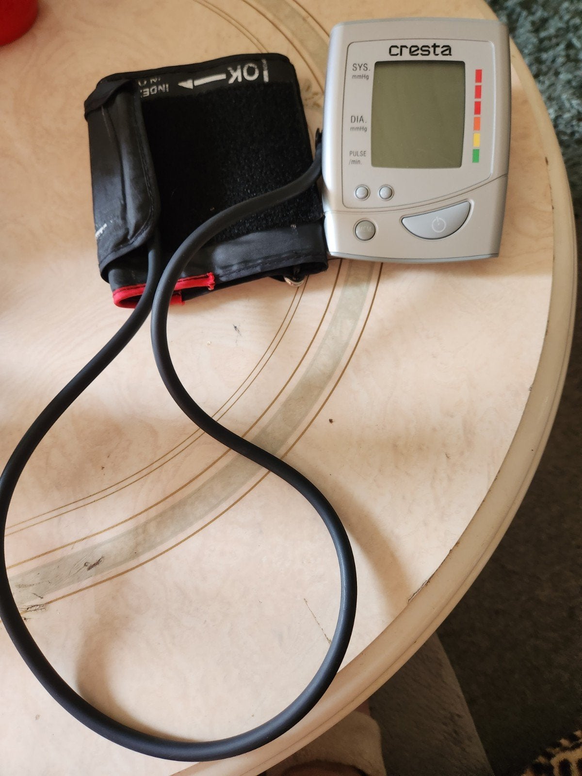 Cresta Bloeddrukmeter met Manchet, Ophalen of Verzenden, Gebruikt, Overige typen