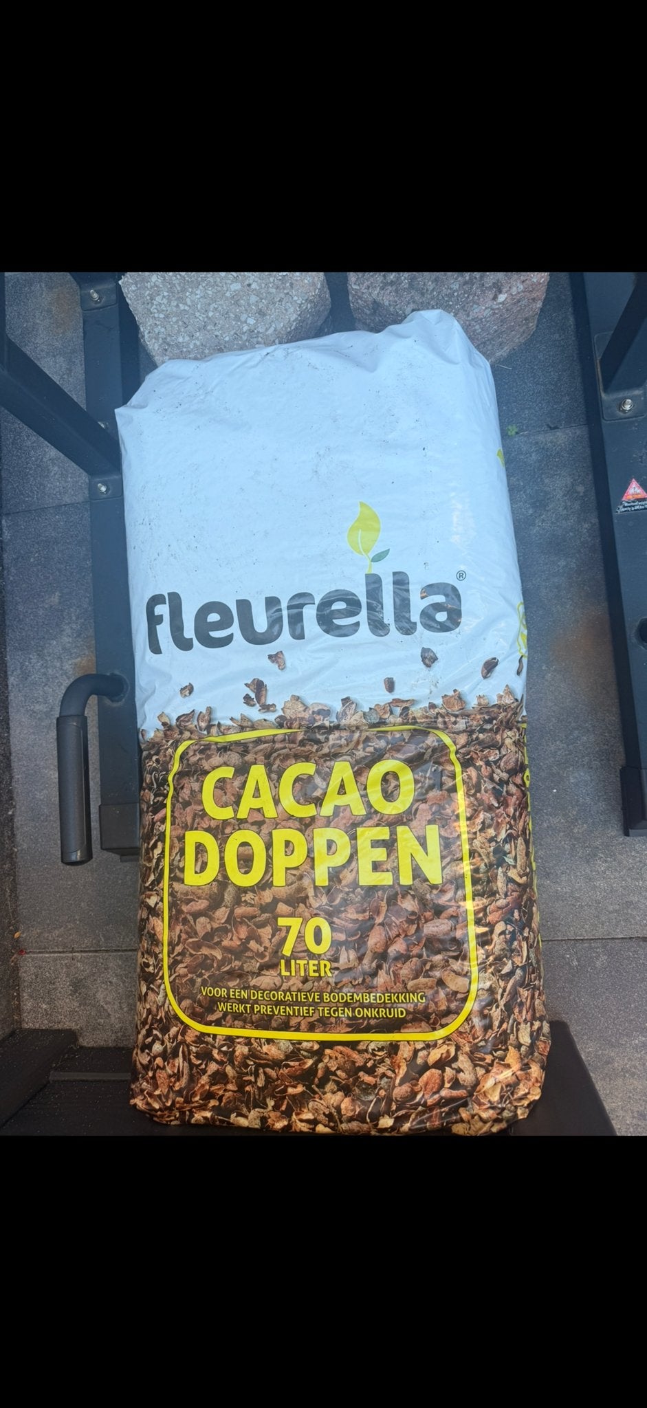 Fleuralla Cacaodoppen 70 liter, Ophalen, Cacaodoppen