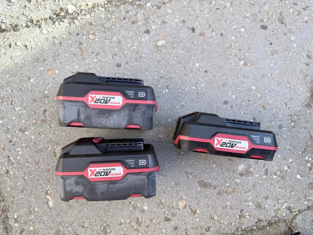 Parkside X 20V Team Accu's, Bladblazer en Heggenschaar, Tuin en Terras, Ophalen, Zo goed als nieuw, Overige soorten