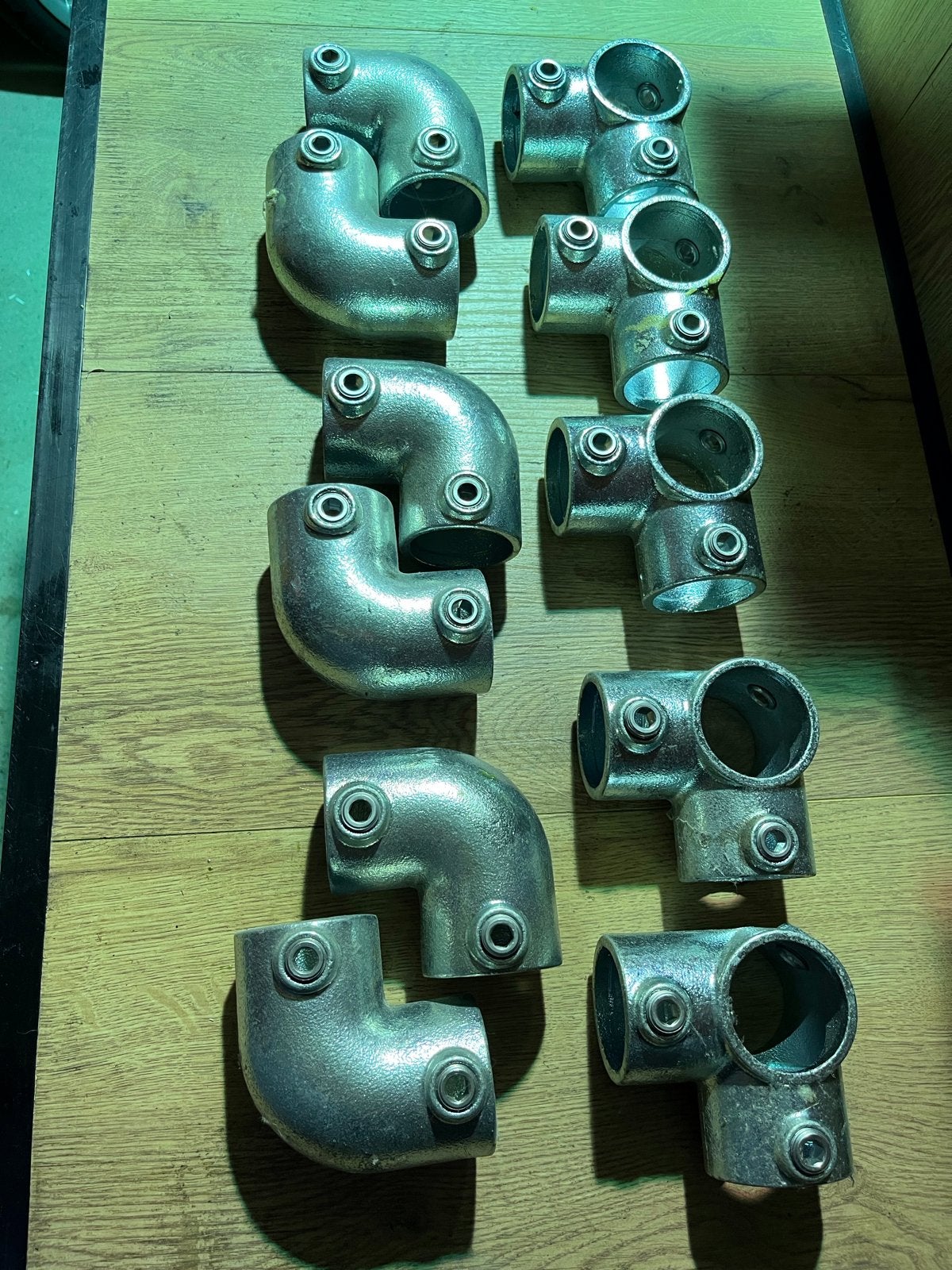 Buiskoppelingen 48,3 mm - 6x 90 graden, 5x 3-weg, Ophalen, Zo goed als nieuw