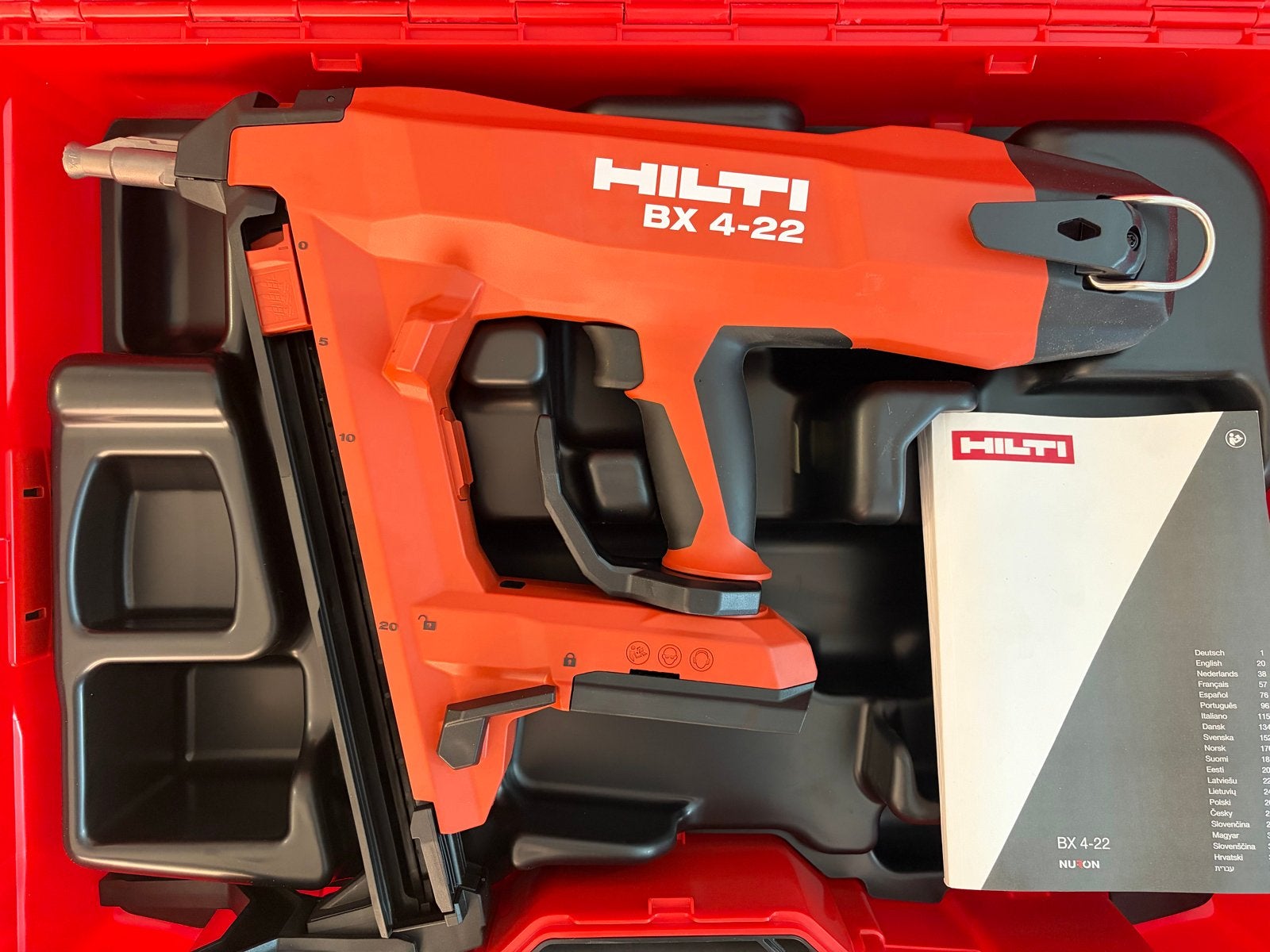 Hilti BX 4-22 Accu schiethamer - Zo goed als nieuw, Ophalen of Verzenden, Zo goed als nieuw, Tacker/nietmachine, Hilti