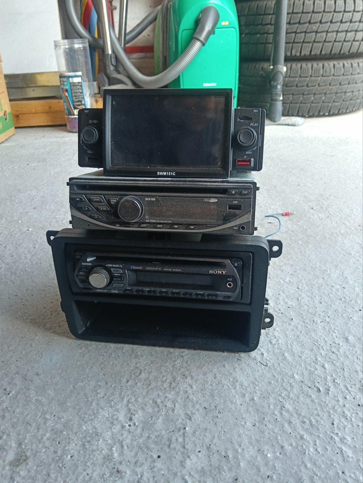 Autoradio's, Ophalen, Gebruikt