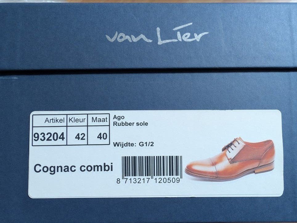 Van Lier schoenen mt40 NIEUW!, Ophalen of Verzenden, Nieuw, Bruin