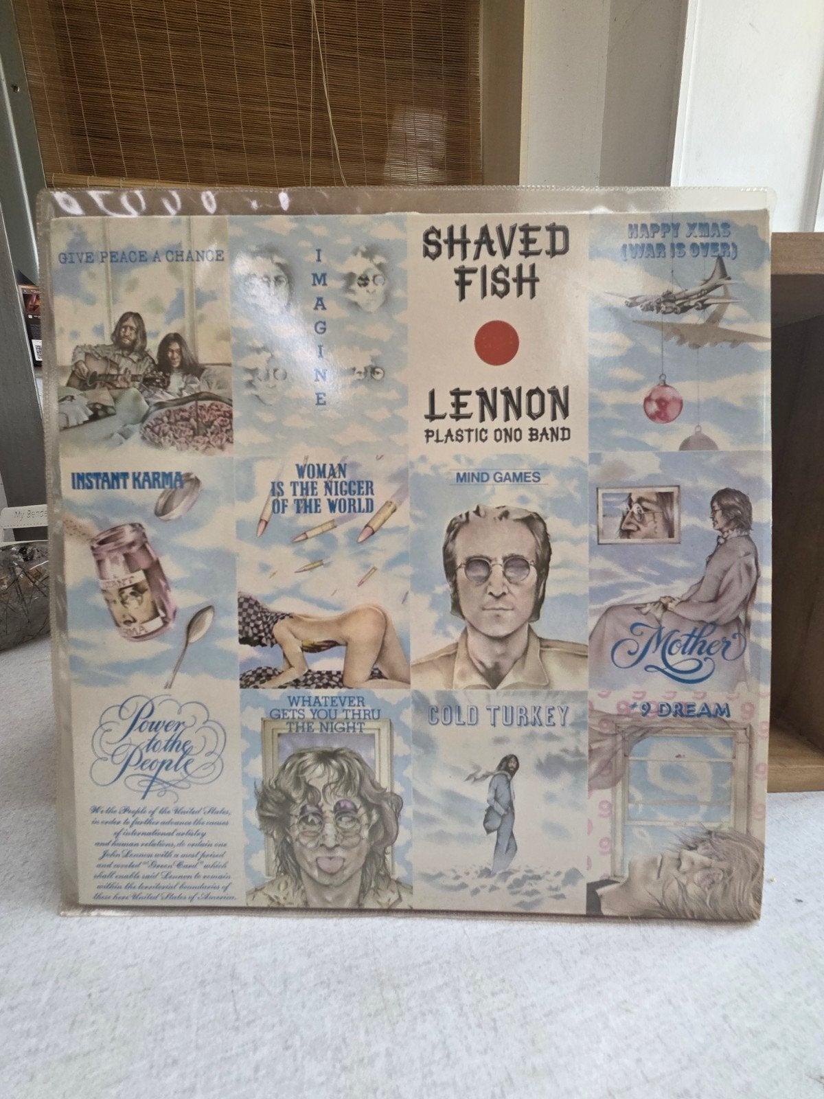 John Lennon - Shaved Fish (Vinyl LP), Complilatie, Ophalen of Verzenden, Gebruikt, 12 inch