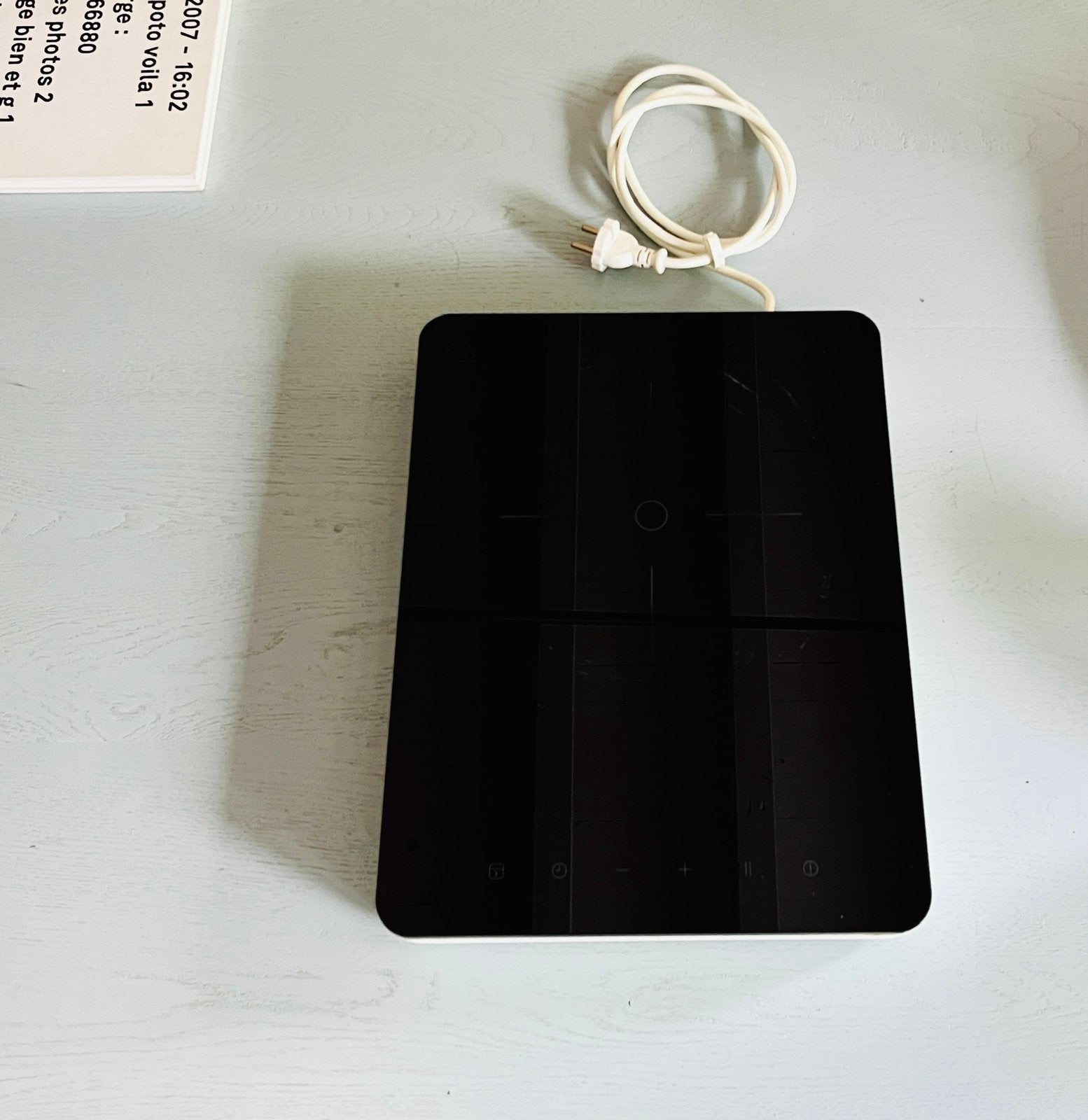 Inductie kookplaatje, Ophalen, Zo goed als nieuw, 25 tot 50 cm, Minder dan 100 cm