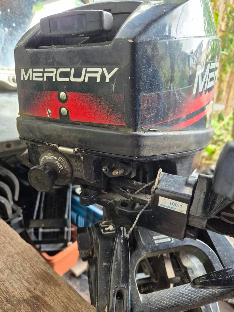 Mercury 8.0 Buitenboordmotor - Gebruikt, Watersport en Boten, Buiten- en Binnenboordmotoren, Gebruikt, 5 tot 10 pk, Ophalen of Verzenden