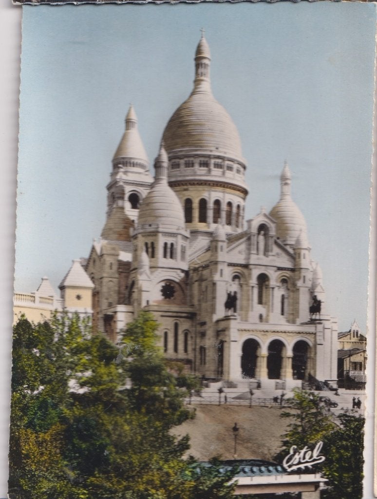 Frankrijk La Sacre-Coeur kerk, Verzamelen, Verzenden, 1960 tot 1980, Ongelopen, Gebouw
