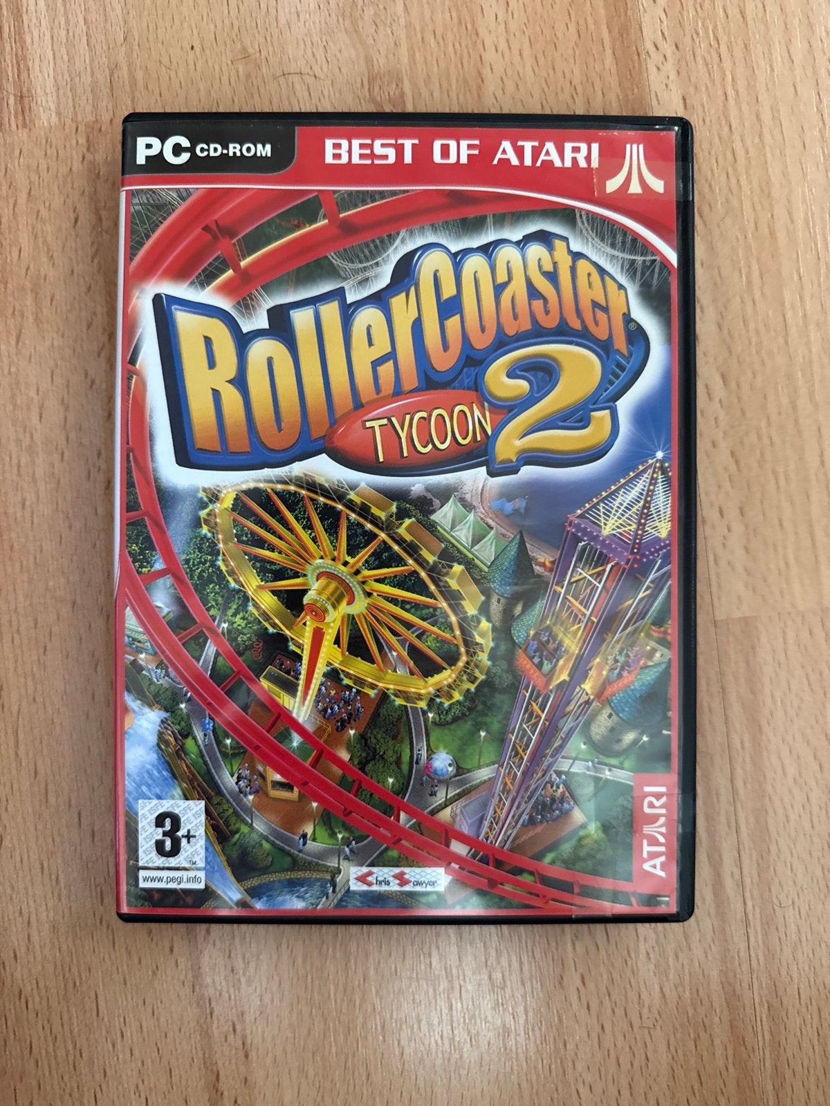 RollerCoaster Tycoon 2 + Time Twister + Wacky Worlds PC CD-R, Spelcomputers en Games, Games | Pc, Gebruikt, 1 speler, Ophalen of Verzenden