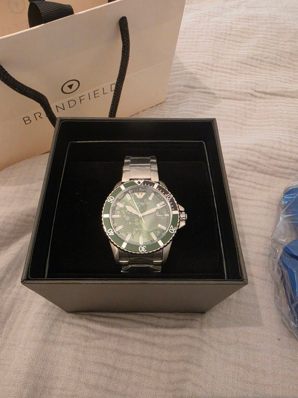 Emporio Armani AR11338 Herenhorloge - Nieuw in doos, Overige merken, Staal, Staal, Polshorloge
